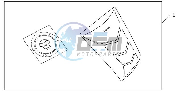 TANKPAD / FUEL LID COVER