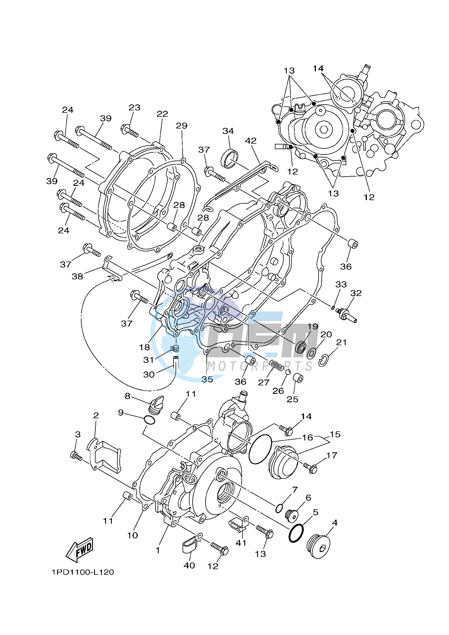 CRANKCASE COVER 1