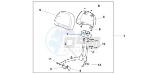 NSA700A9 E / MKH MME drawing BACKREST *RP179P*