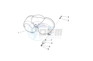 V7 Racer 750 drawing Dashboard