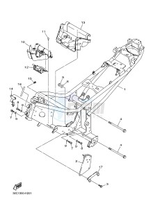 XJ6SA 600 DIVERSION (S-TYPE, ABS) (36DC) drawing FRAME