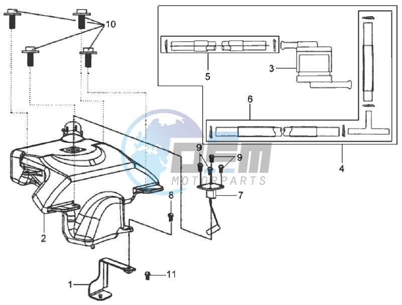 FUEL TANK - FUEL CUT