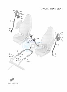 YXE850EN YX85EPAL (BAN6) drawing SEAT 2