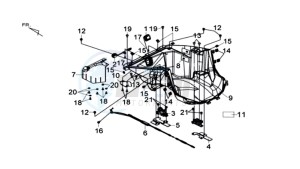 MAXSYM 600 I ABS EXECUTIVE SPORT L6 drawing HELMET BOX