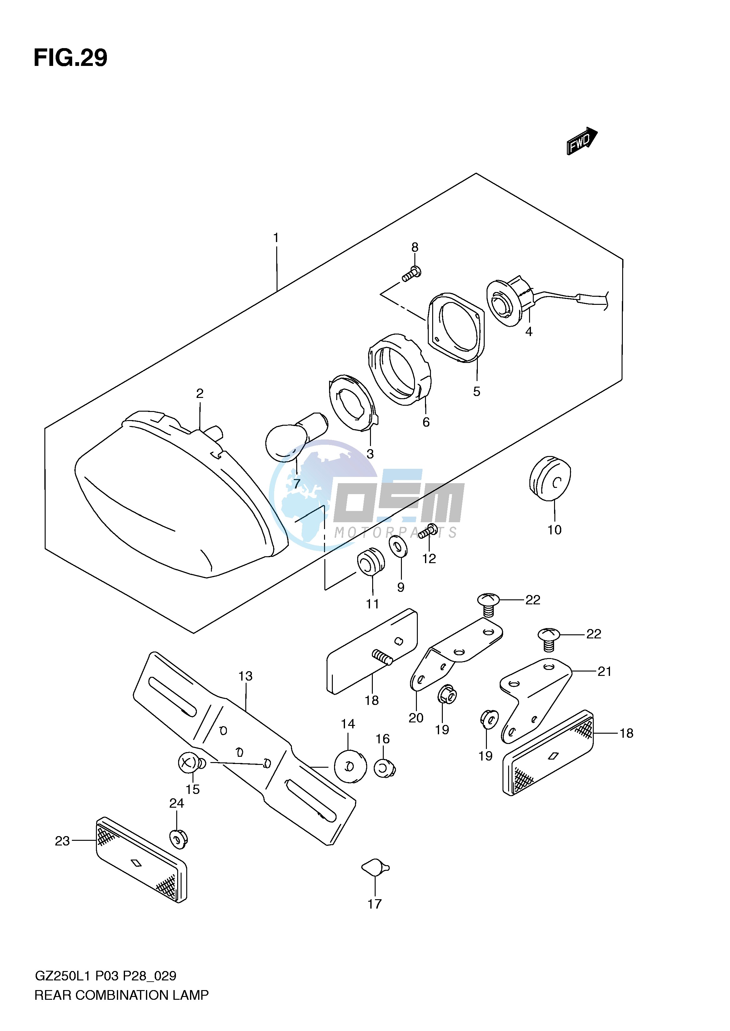 REAR COMBINATION LAMP