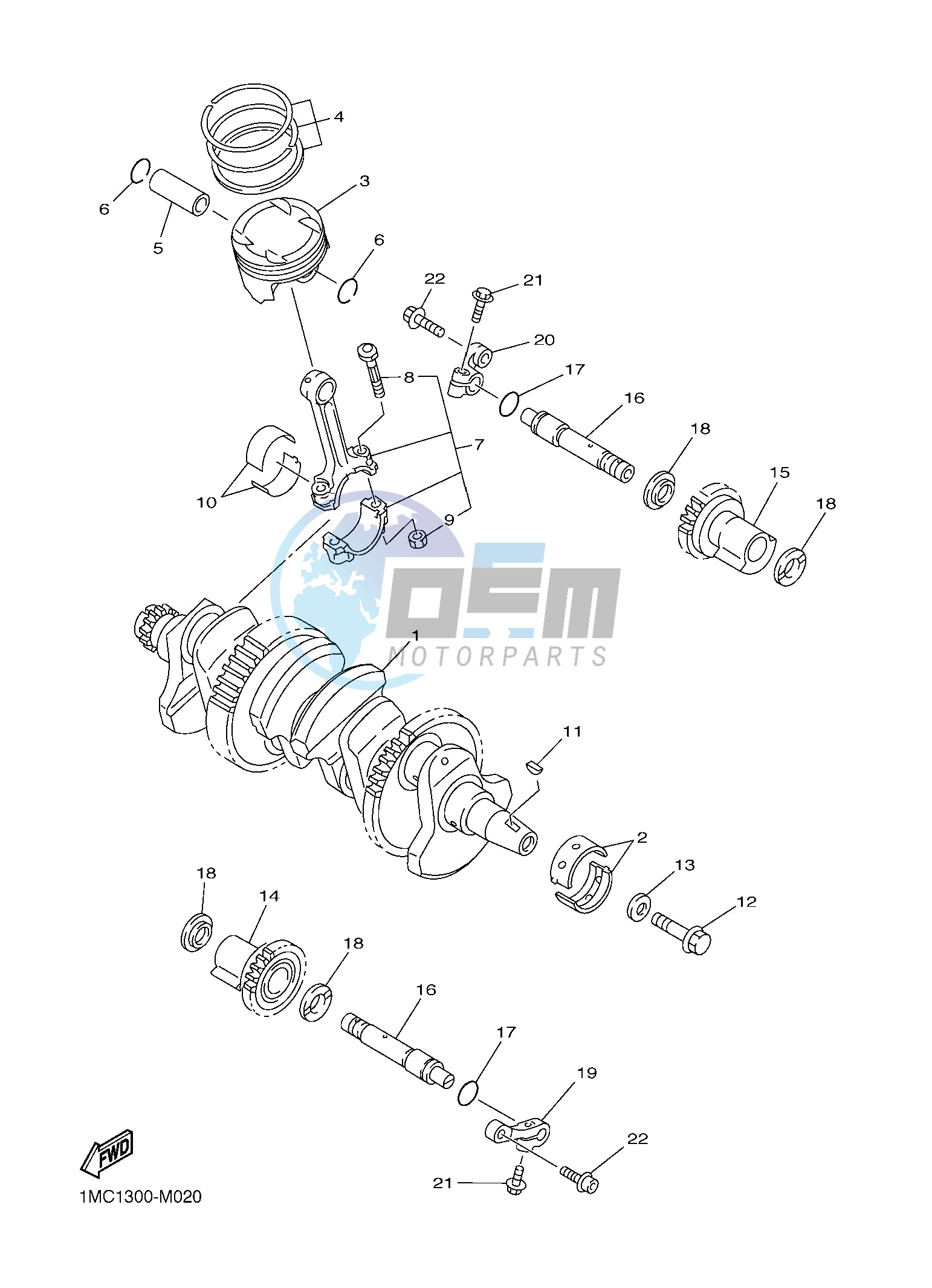 CRANKSHAFT & PISTON