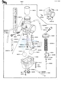 KDX 175 A [KDX175] (A2-A3) [KDX175] drawing CARBURETOR -- KDX175-A3- -