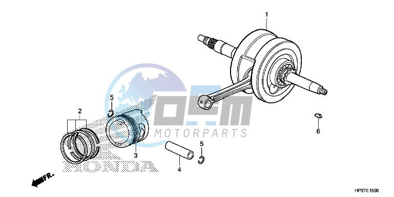 CRANKSHAFT/PISTON