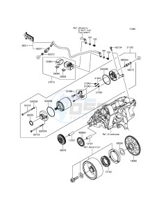 ER-6F EX650ECF XX (EU ME A(FRICA) drawing Starter Motor