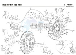 RS2-125-MATRIX-PRO-GREEN drawing WHEEL - BRAKES