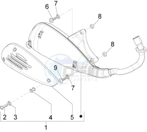 LX 50 4T-2V 25Kmh NL drawing Silencer