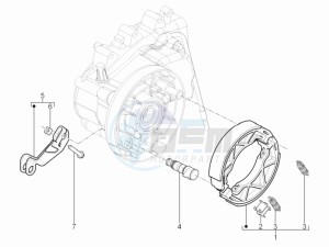 SR Motard 125 4t e3 drawing Rear brake