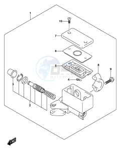 GSX-250RA drawing FRONT MASTER CYLINDER