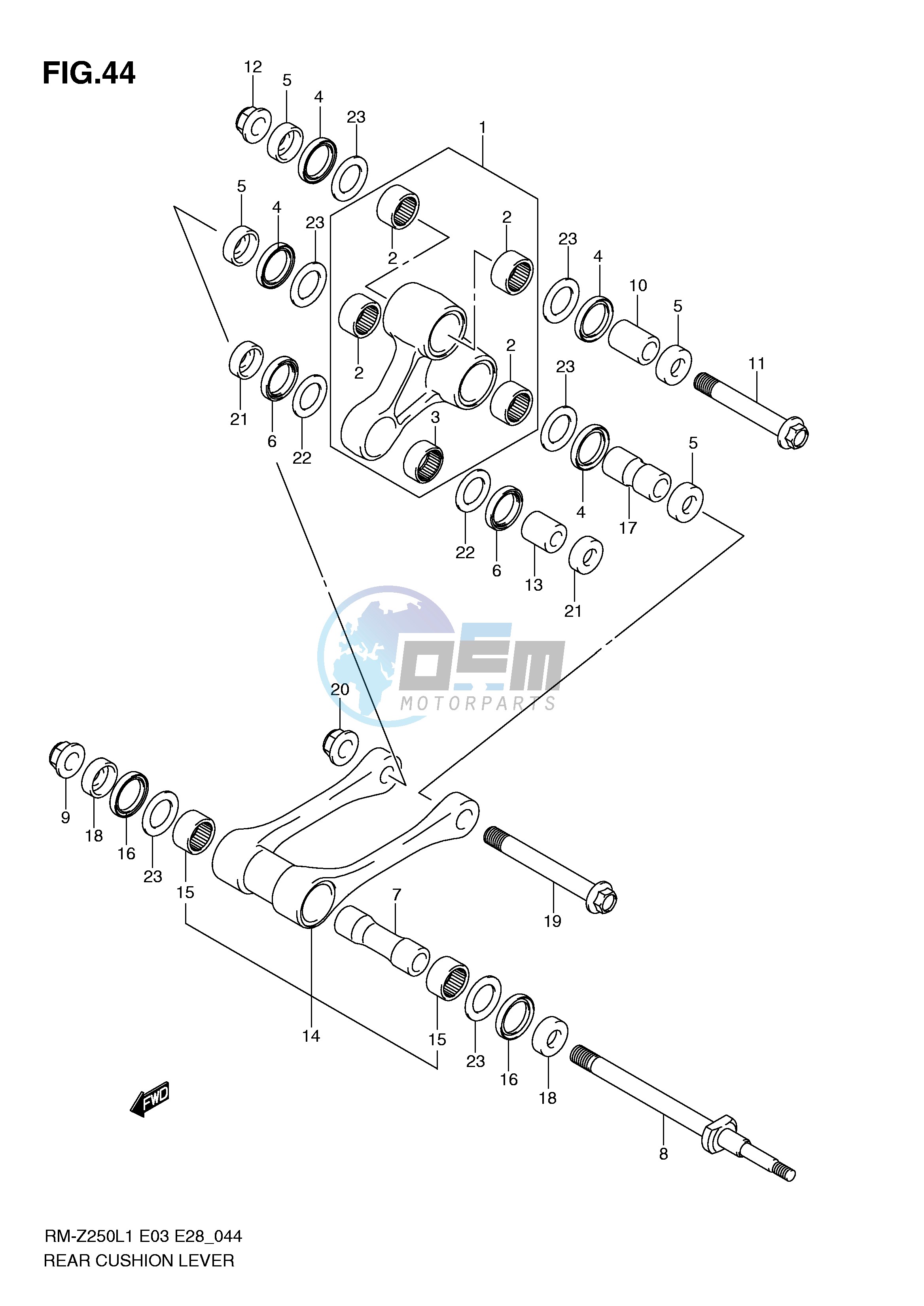 REAR CUSHION LEVER