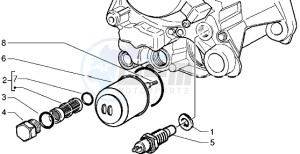 DNA 125 drawing Oil Filter