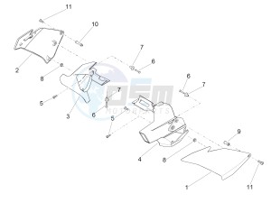 Tuono V4 1100 Factory (USA-CND) USA-CND drawing Front body II