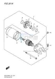 GSX-R1000R EU drawing STARTING MOTOR