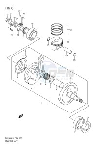 TU250X (E24) drawing CRANKSHAFT