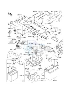 KRF 750 J [TERYX 750 FI 4X4 LE] (J9FA) J9FA drawing CHASSIS ELECTRICAL EQUIPMENT