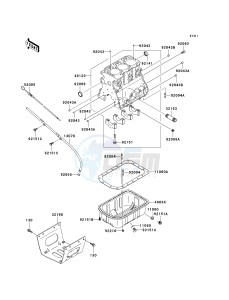 KAF 950 B [MULE 3010 DIESEL 4X4] (B1) [MULE 3010 DIESEL 4X4] drawing CRANKCASE