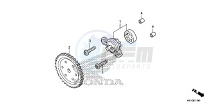 SH125SG SH300A UK - (E) drawing OIL PUMP