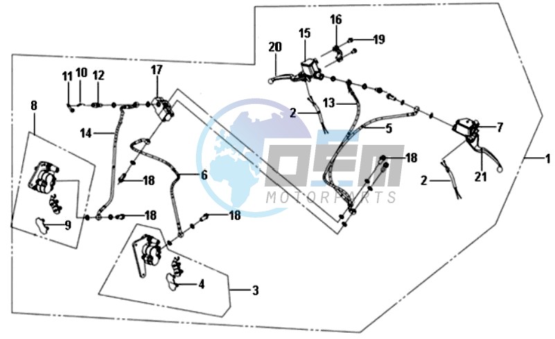 BRAKE CALIPER / BRAKE LEVER