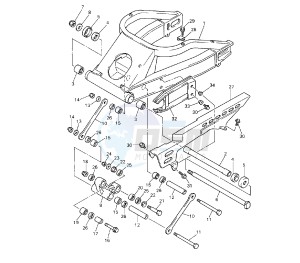 YZF SP 750 drawing REAR ARM