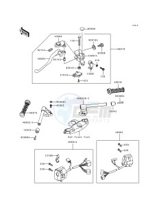 ZX 600 D [NINJA ZX-6] (D2-D4) [NINJA ZX-6] drawing HANDLEBAR