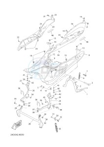 YN50FT YN50FT (2AC6) drawing STAND & FOOTREST