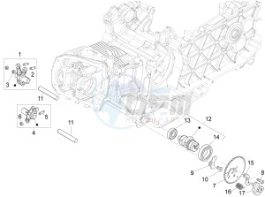 Fly 150 4T 3V ie (USA) drawing Rocking levers support unit