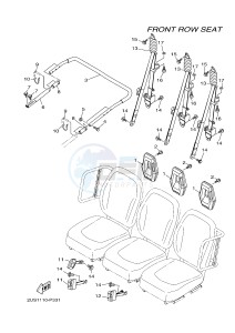 YXC700ES VIKING VI EPS SE (2USB) drawing SEAT 2