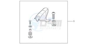 CBR1000RA9 E / ABS MKH REP drawing CARBON FIBER HUGGER