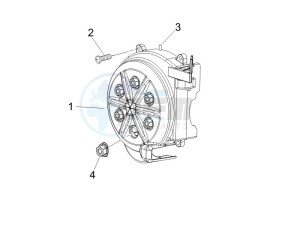 Runner 50 SP drawing Flywheel magneto cover - Oil filter