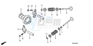 FES1259 Europe Direct - (ED) drawing CAMSHAFT/VALVE