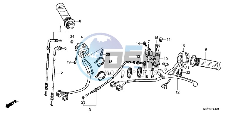 HANDLE LEVER/ SWITCH/ CABLE