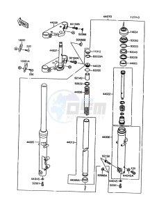 VN 1500 C [VULCAN 1500 L] (C3-C4) [VULCAN 1500 L] drawing FRONT FORK