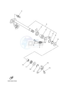 MT07A MT-07 ABS 700 (1XB9) drawing SHIFT SHAFT