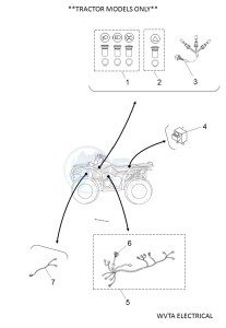 YFM700FWBD KODIAK 700 EPS (B5KV) drawing WVTA ELECTRICAL