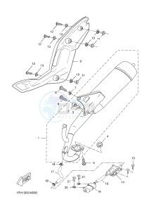 NS50 AEROX (1PH3 1PH3 1PH3) drawing EXHAUST