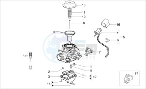 Sport City One 125 4T e3 drawing Carburettor II