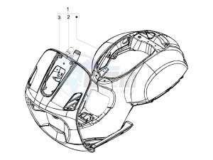 LX 125 4T 2V ie E3 Taiwan drawing Frame - bodywork