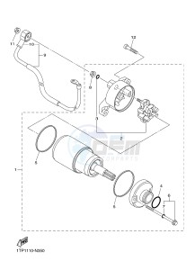 XVS950CU XVS950R ABS XV950 R-SPEC (2DXL) drawing STARTING MOTOR