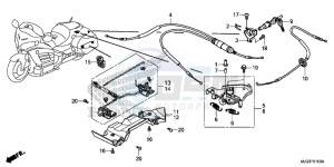 GL1800BE F6B Bagger - GL1800BE UK - (E) drawing OPENER UNIT