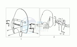 California 1100 Special Special drawing Windscreen