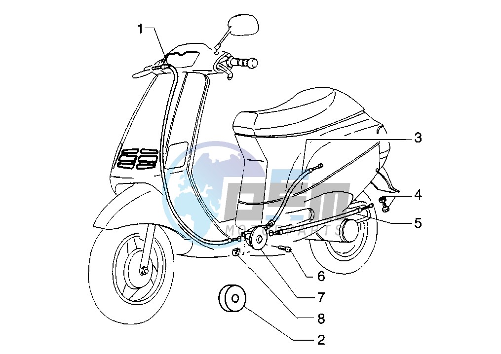 Transmission Throttle - Drum brake