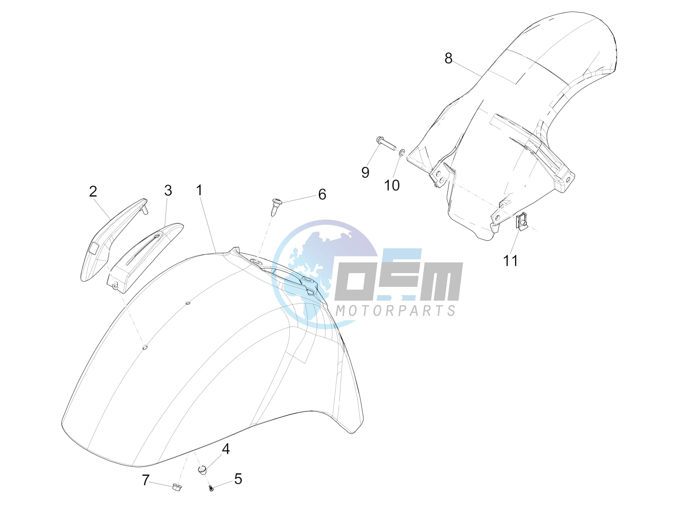 Wheel huosing - Mudguard