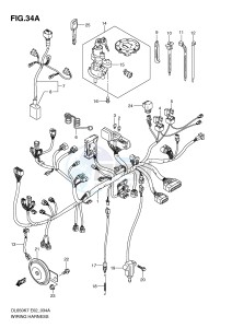 DL650 (E2) V-Strom drawing WIRING HARNESS (DL650AK7 AU3K7)