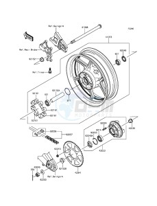 VERSYS_650_ABS KLE650FFF XX (EU ME A(FRICA) drawing Rear Hub