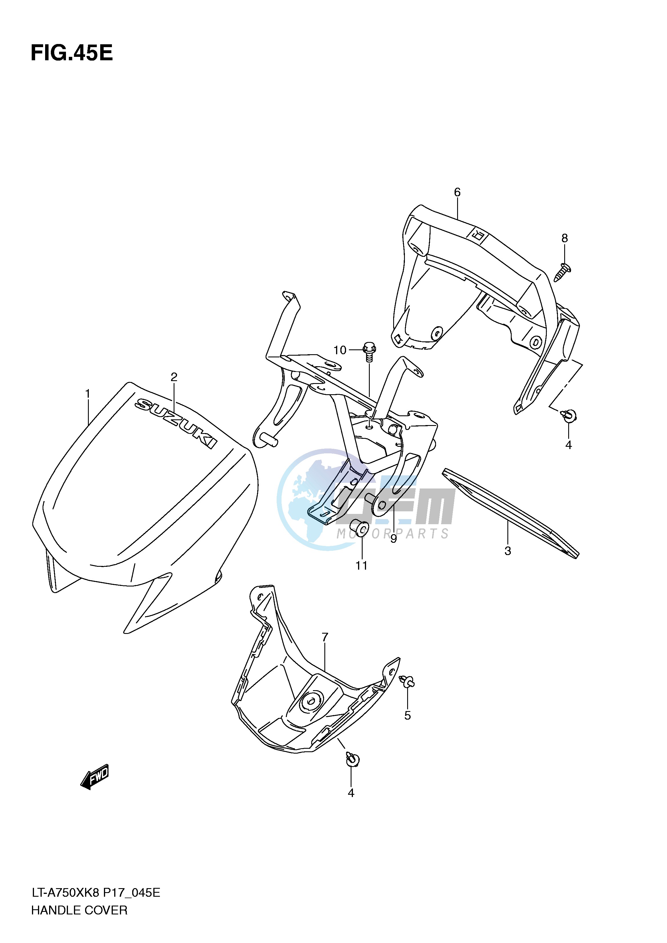 HANDLE COVER (LT-A750XL0 P17,P24)