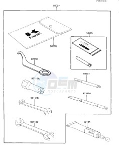 KLF 300 A [BAYOU 300] (A2) [BAYOU 300] drawing OWNER TOOLS